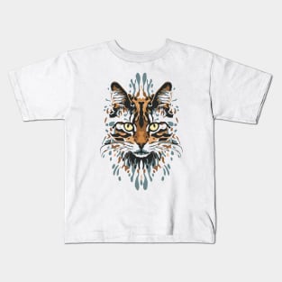 Cute Cat Illusion Design, Funny Cat Lover Gift Idea Kids T-Shirt